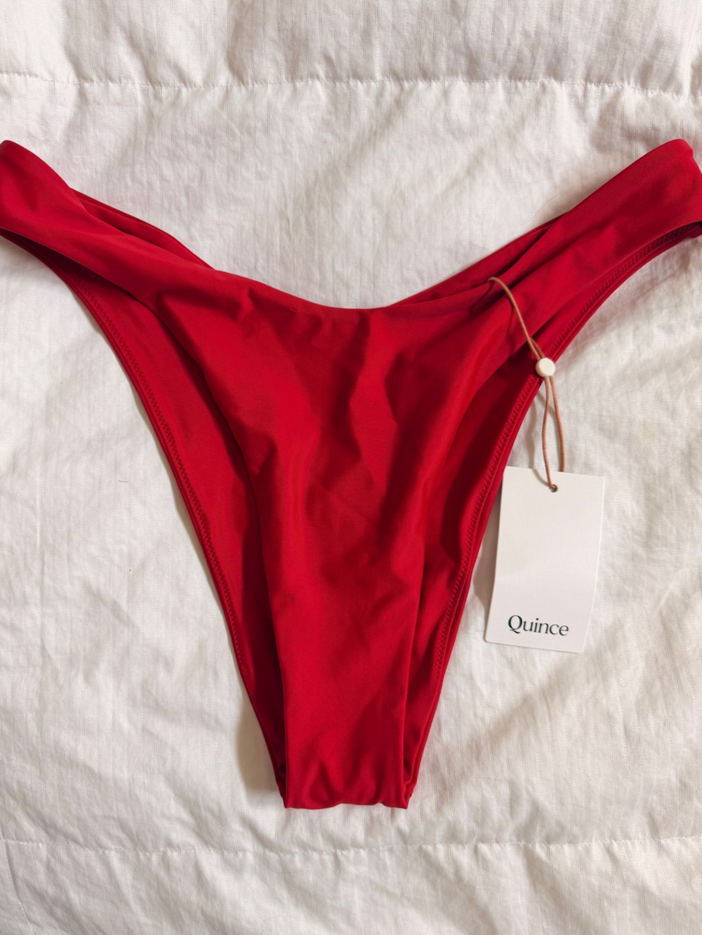 Quince Red High-Cut Bikini Brief